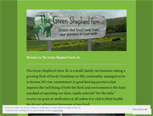 Tablet Screenshot of greenshepherdfarm.com
